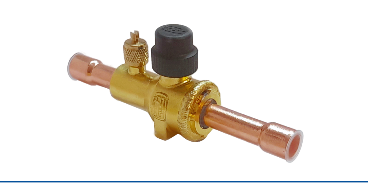 Ball valve with service nipple FP-BVa