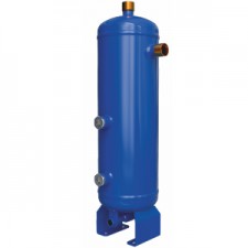 Helical oil separator with receiver